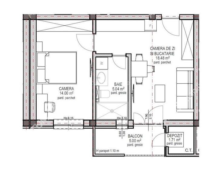 Apartament cu 2 camere si gradina proprie zona Lacul lui Binder - 4