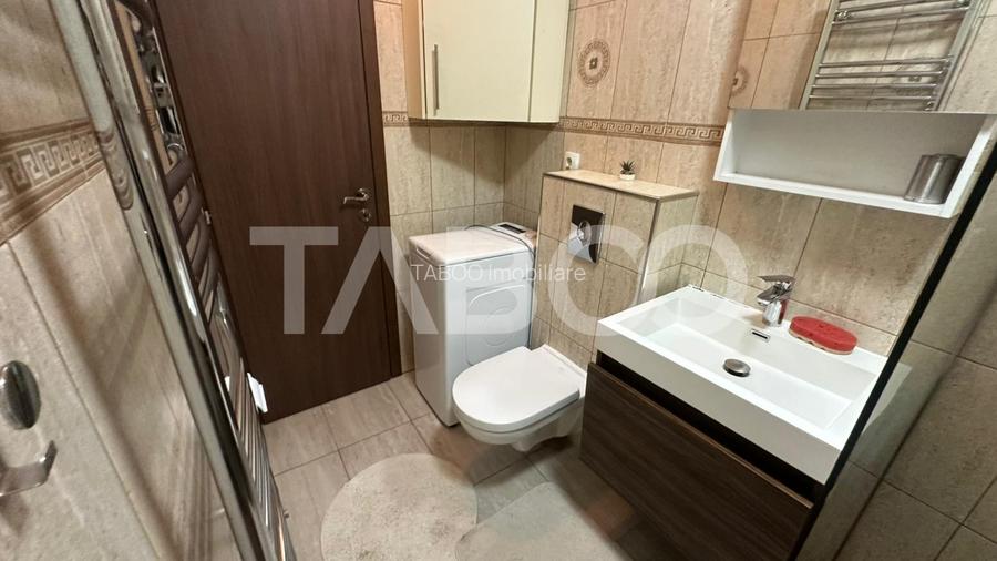 Apartament 3 camere cu balcon mobilat utilat zona Rahovei Sibiu - 8