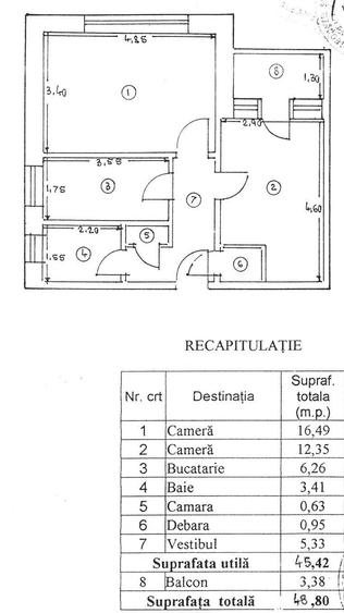 Apartament 2 camere decomandat Berceni - 6