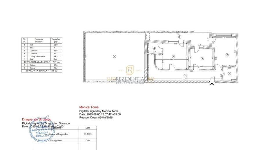 Apartament 4 camere cu terasa generoasa - Grand Kristal Residence - 7