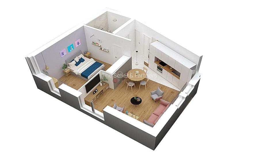 Apartament in Bloc Tip Vila - 11