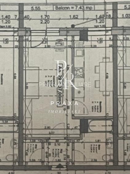 Apartament 2 camere de vanzare semifinisat, parcare subterana! - 5