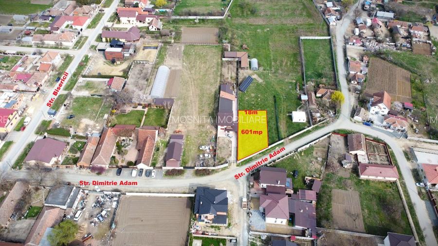 601mp - Teren Mosnita Veche - toate utilitatile - 63.000Euro - 6