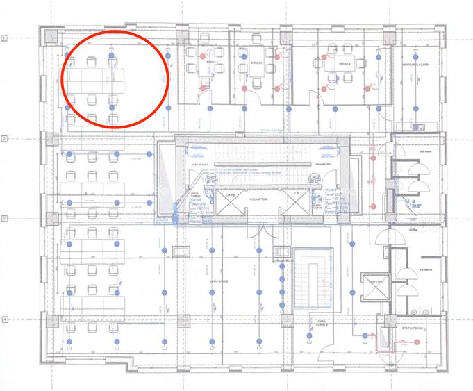 Spatiu birouri premium, 117mp, centru, zona Palas - 9