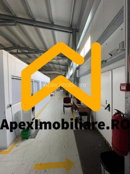 Hala Industrială Vest Ploiești 550 mp + Birouri | Parcare 20 auto | Acces TIR | - 3