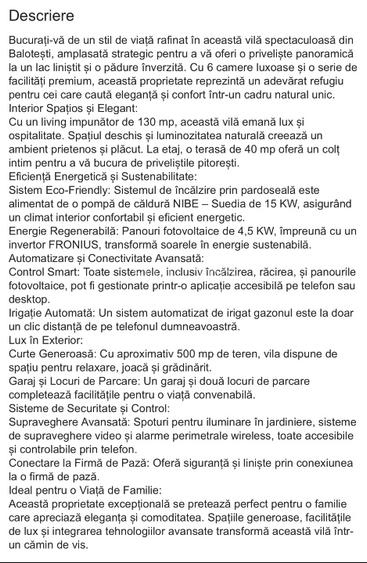 Vila Balotești lac pădure  - 8