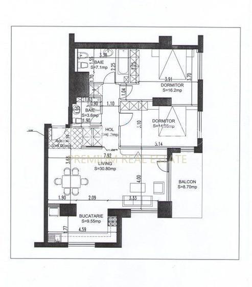 Apartament cochet cu 3 camere, RENOVAT, mobilat lux, paza 24h, parcare - 1