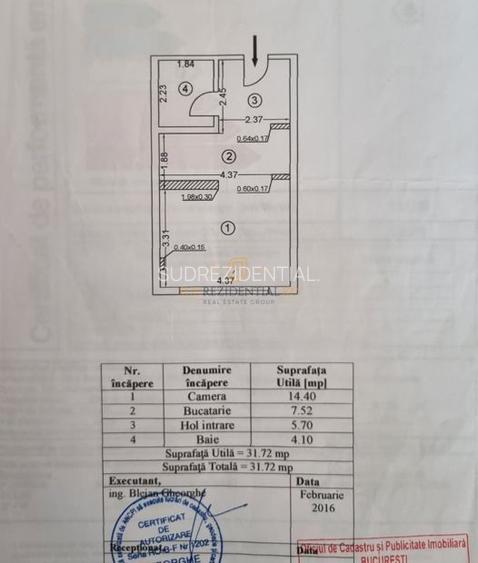 Garsoniera moderna, 2/3, zona Giurgiului, Sector 4, Comision 0% - 1