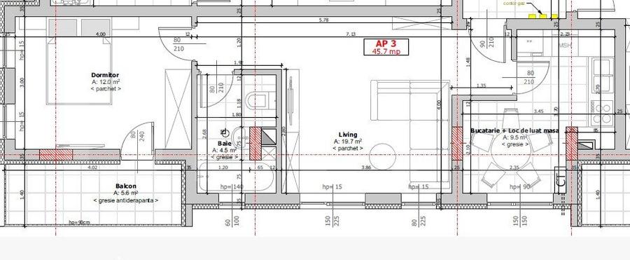 Apartament 2 camere, semidecomandat, Zona Cetatii - 4