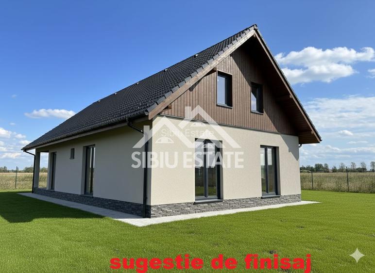 Casa 130 mp, teren 2800 mp, priveliște superbă – Marginimea Sibiului - 12