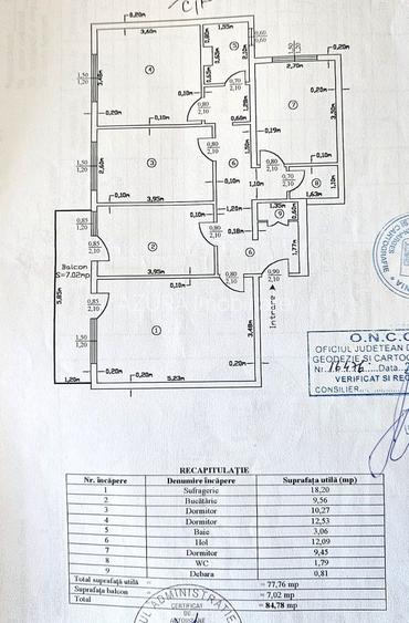 Apartament 4 camere | Zona Exercițiu, Strada Banat - 12