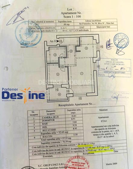 Apartament 2 camere 57 mp mobilat si utilat, etaj intermediar imobil cu lift, - 12