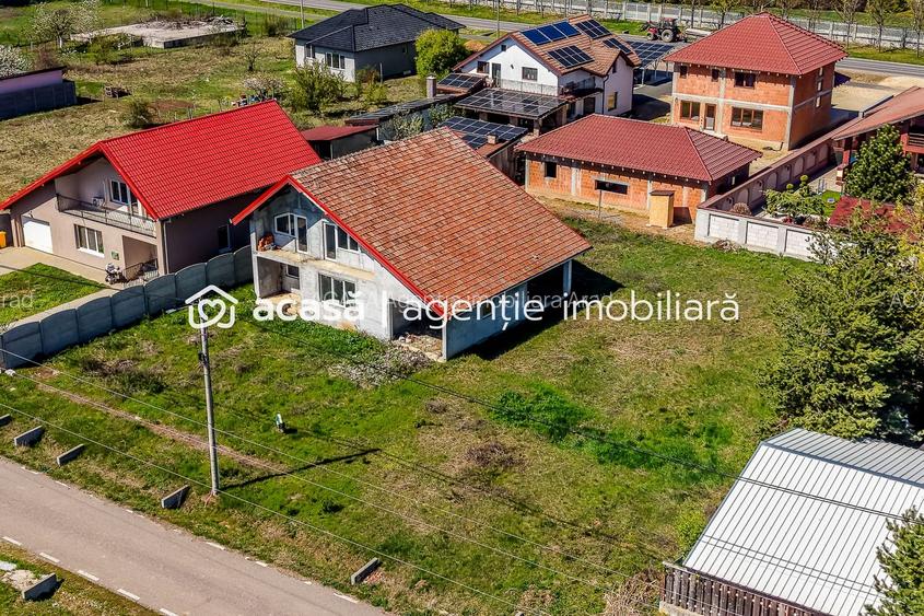 🏡 Casă P+1 la gri | 239 mp construiți | Călugareni -14 km de Arad - 18