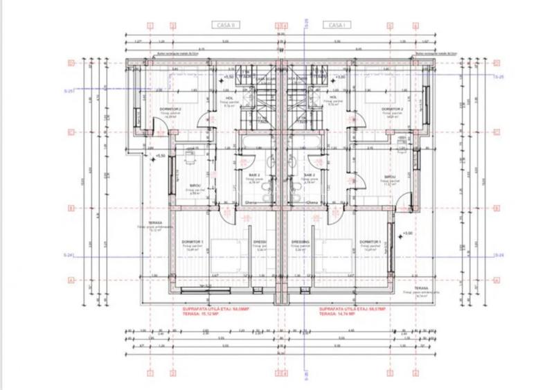 Casă cuplata, 183mp utili, zona ANL, Florești - 6