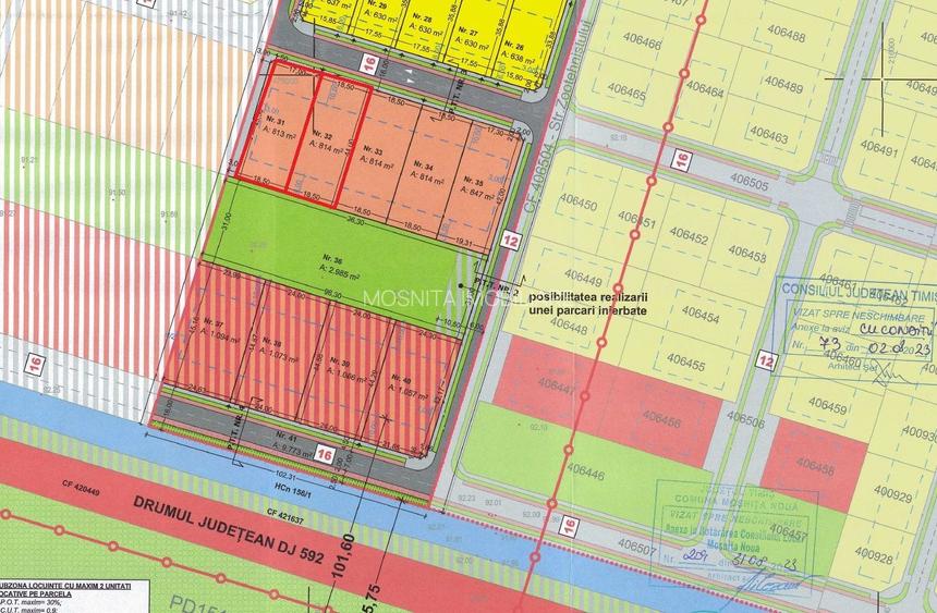 Mosnita Noua - teren pentru constructie 6apartamente - toate utilitatile - 2