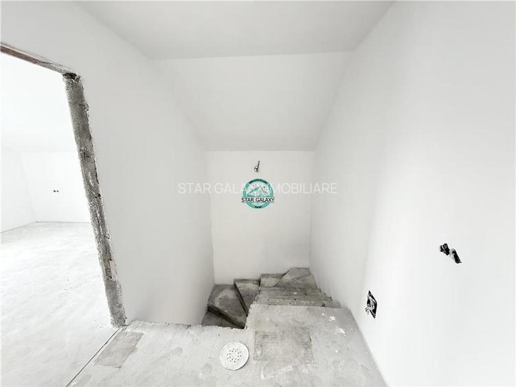 Casa noua cu 5 camere de vanzare semifinisata, teren 500 mp in Corunca - 6