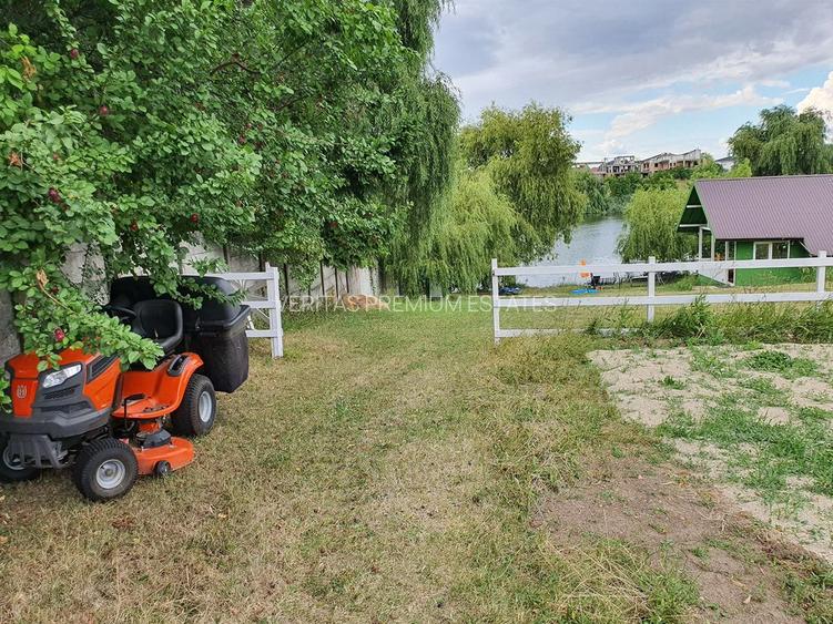 Teren superb cu deschidere la lac 30 ml, 2700 mp, Corbeanca sos Unirii - 3