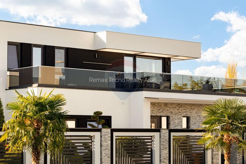 Vilă de lux stil mediteranian de vânzare zona Aradul Nou-Tabacovici - 4