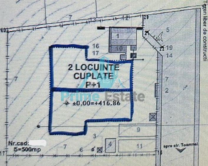 Teren cu autorizatie pentru duplex in Dezmir - 5