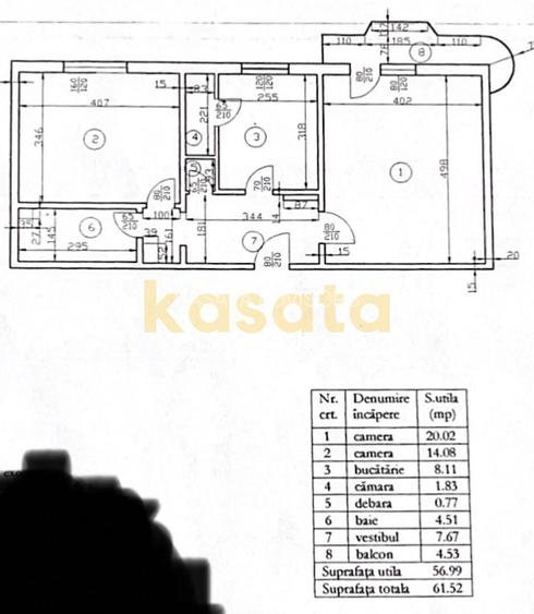 2 Camere | Zona Sebastian | Etaj Intermediar | Bloc Reabilitat - 1