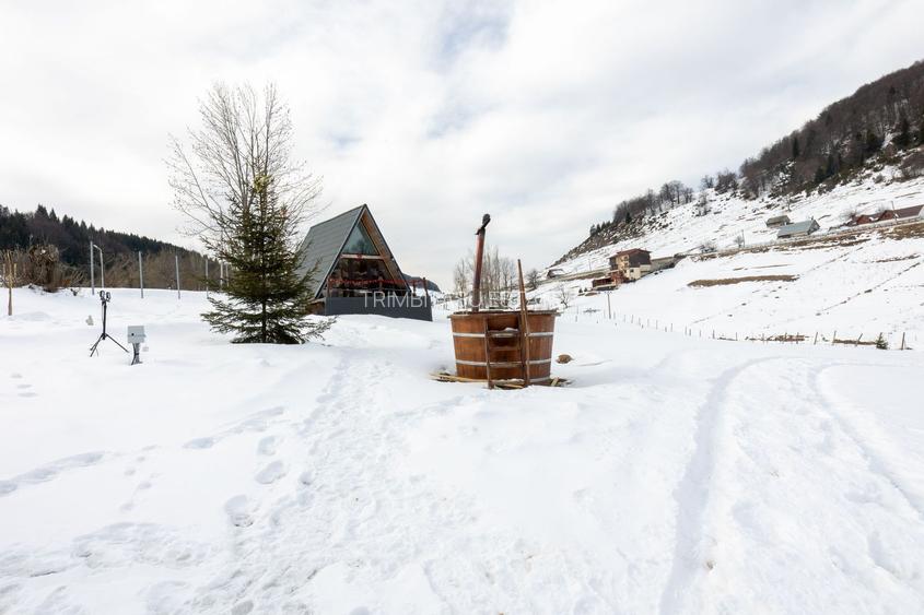Teren 7,656 mp + Cabane tip A Frame, Fundata - 5