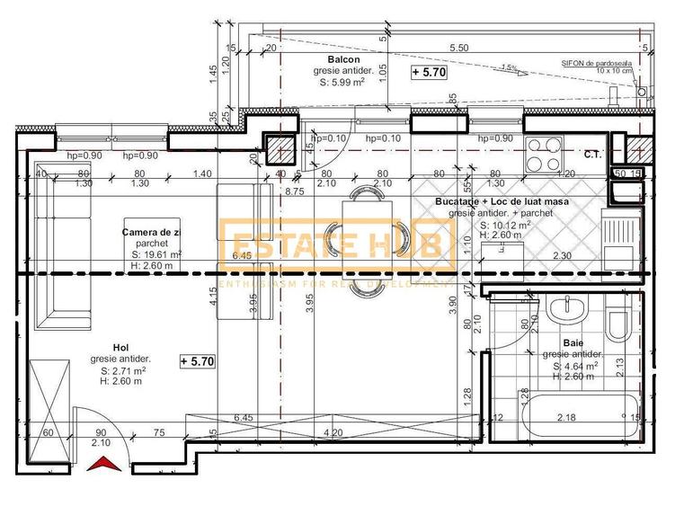 Apartament nou 1 camera | Str Dorobantilor | Comision 0% - 12