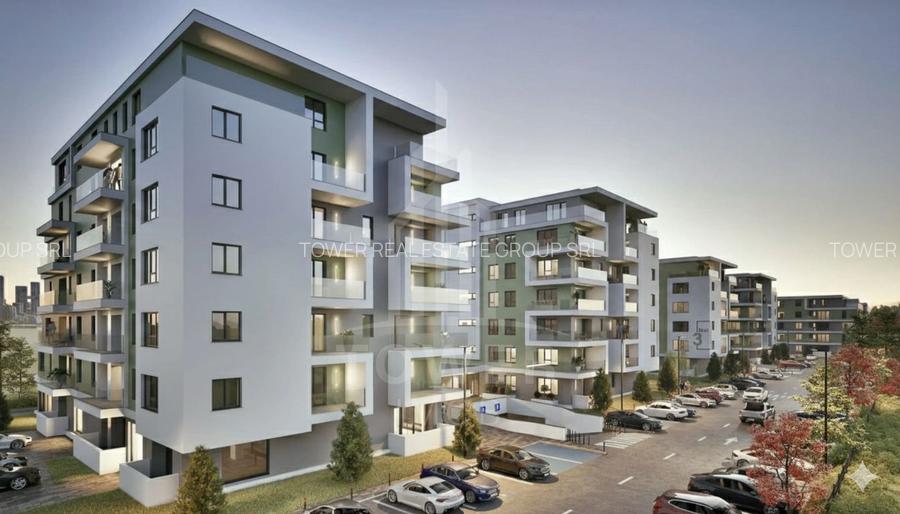 Apartament modern cu 3 camere, Rate la Dezvoltator 7 ani - 2