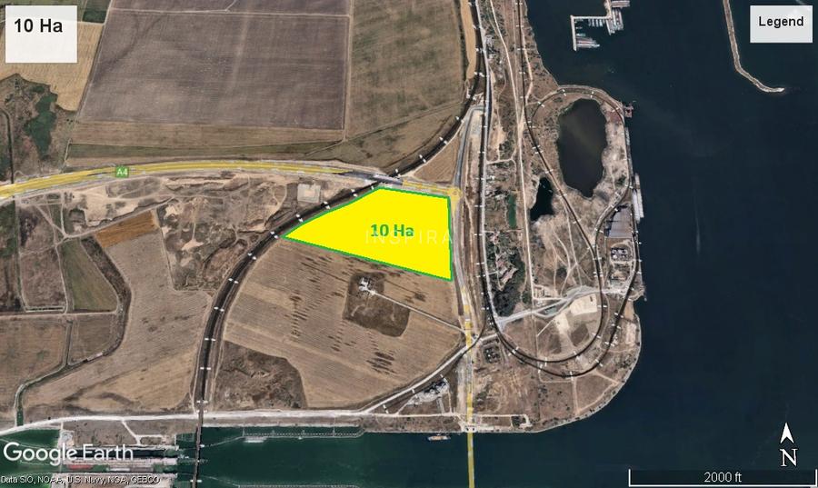 Portul Constanta - Teren cu acces la cale ferata si A4 - 2