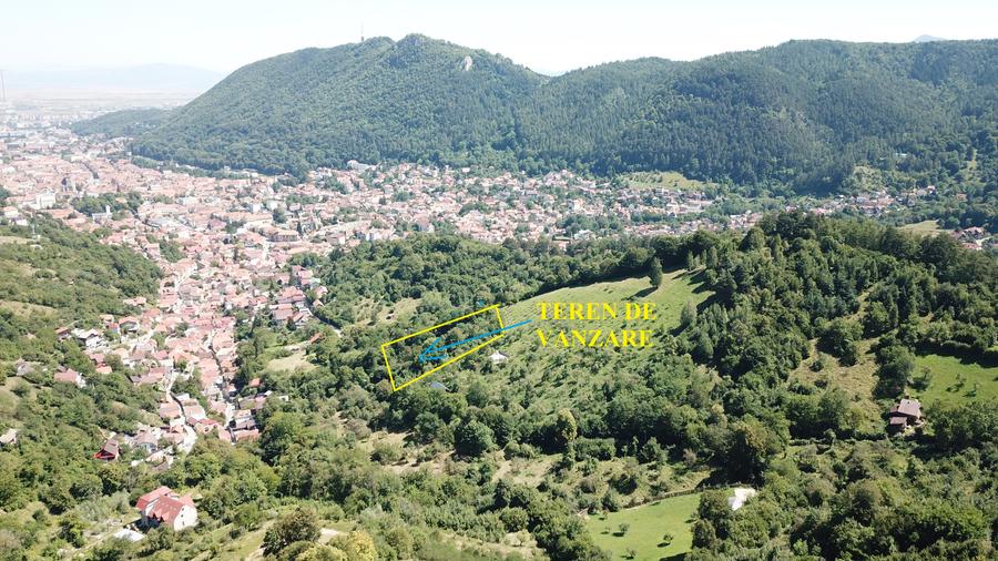 Teren in Scheii Brasovului inconjurat de natura