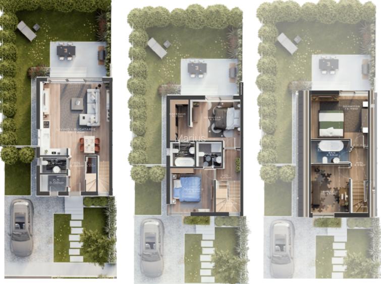 Casa moderna 5 camere proprietar - Otopeni - complex cu bariera si parc de joaca - 16
