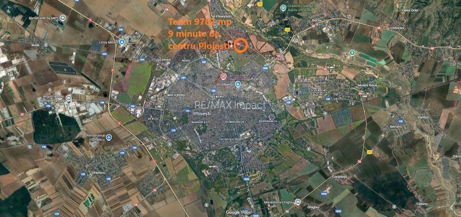 Teren de vanzare 9782mp Deschidere 27 m Tantareni Blejoi - 2