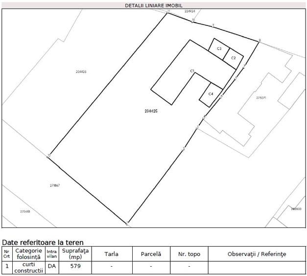 Teren 579 mp si casa demolabila,cu toate utilitatiile - 3