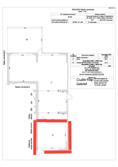 Spațiu  Birou 53MP |  loc parcare |  Calea 13 Septembrie | imobil nou - 6