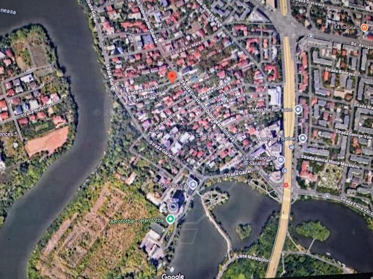 Teren 847 mp Baneasa Dobrogeanu Gherea  deschidere trei laturi - 2