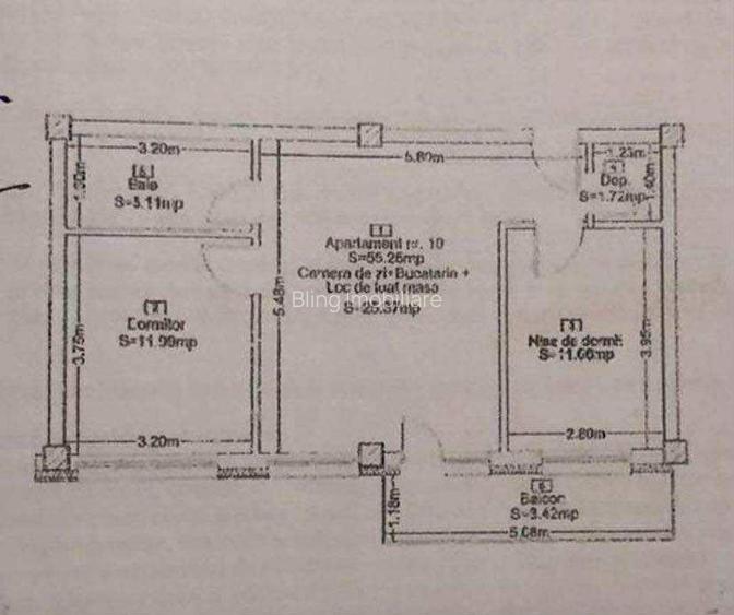 Apartmanet cu 3 camere,2 bai,parcare subterana zona Ioan Rus - 11