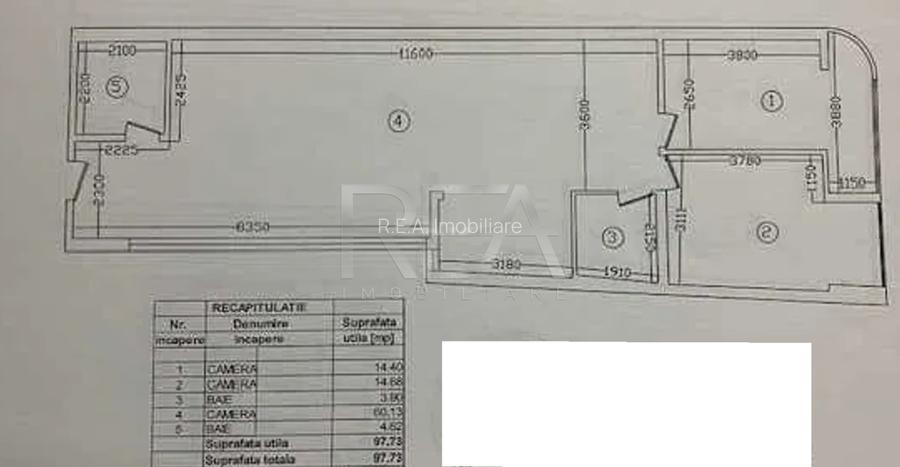 3 camere, Matei Voievod, etaj 1, an 2008, 98 mp - 8