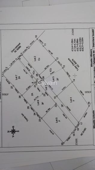 Teren intravilan 9.109m² + pădure 10.000 m² – 6 loturi cu utilități, Babana (Gr - 6
