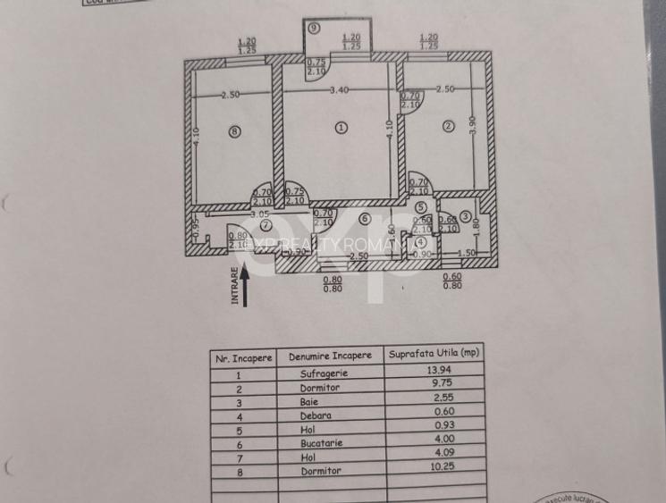 Apartament 3 camere  | Etaj 3 | Loc de parcare - 11