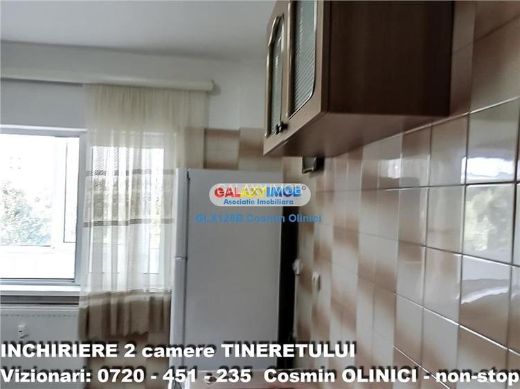 Inchiriere apartament 2 camere Tineretului langa parc mobilat utilat - 12