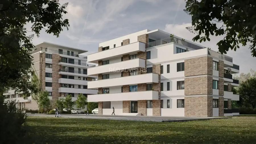 Apartament Lux 2 Camere Mezanin I Vedere Lac I Metrou Straulesti 8 min - 6