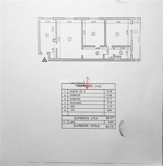 3 camere Iancului. Renovat, luminos, pret corect, gata de vanzare - 1