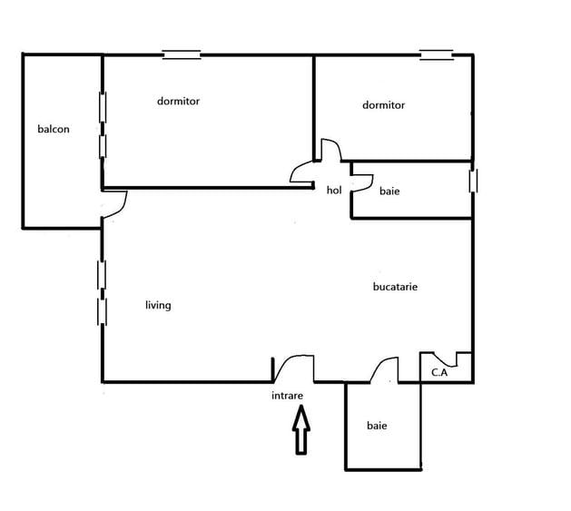 Apartament 3 camere, 112 mp, parcare,  cartierul Andrei Muresanu - 8