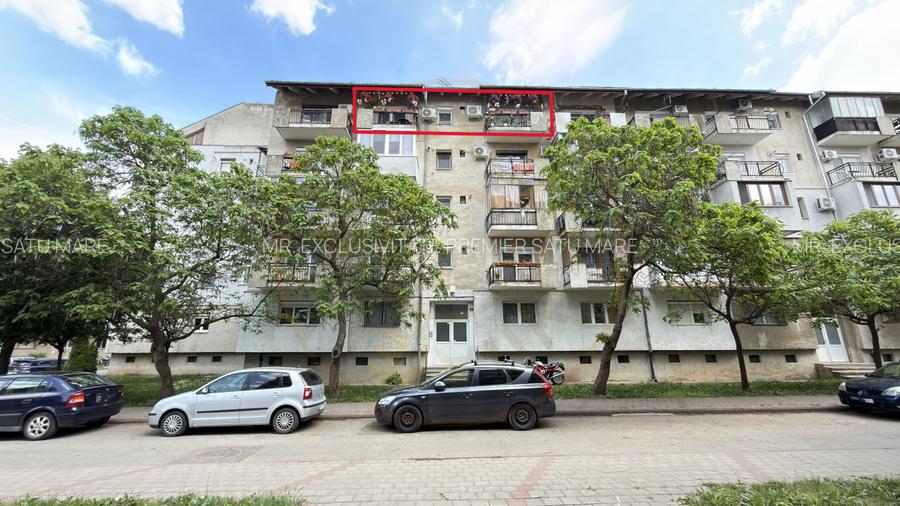 Apartament 2 camere MV2, Etaj IV, Zona Kaufland - Str. W.A. Mozart - Carei - 17