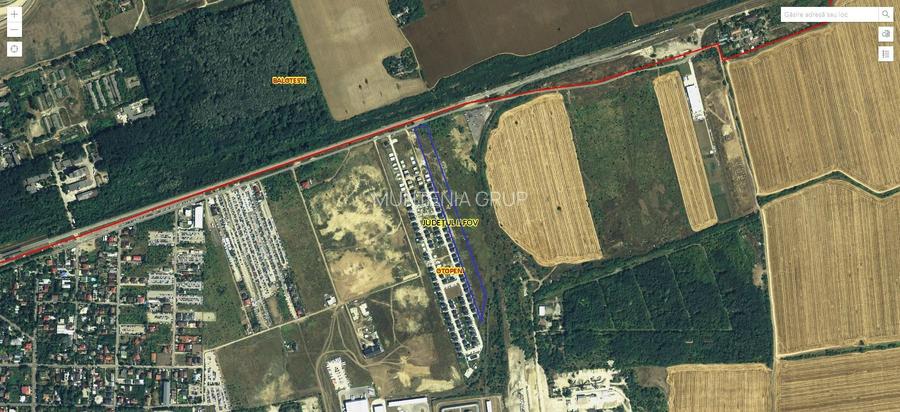 OTOPENI - Drumul Garii Balotesti, 19330 mp teren cu deschidere stradala - 2