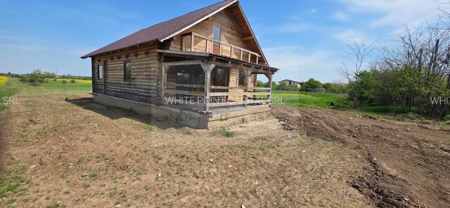 Cabana de vânzare din lemn masiv Mihăilești | 500 mp teren -Potențial investiție - 8