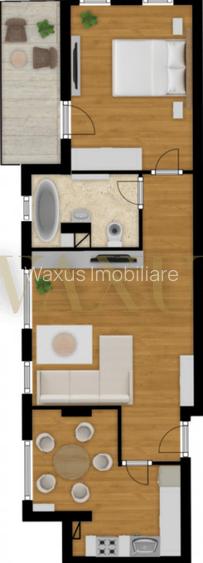 Apartament de 2 camere - Semifinisat | Balcon | Parcare - zona Cetății - 5