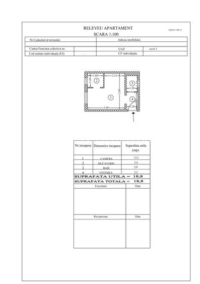 Dristor metrou - 5/10-garsoniera cf. doi, 19 mp, fara balcon, intabulare,42900 € - 18