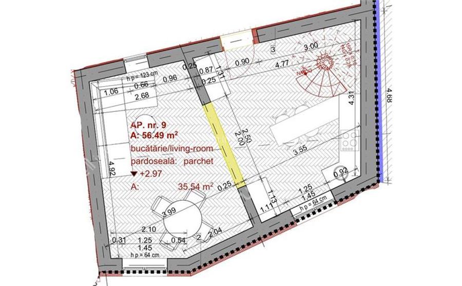 Apartament la cheie cu 2 camere constructie noua zona Centrul Istoric - 5