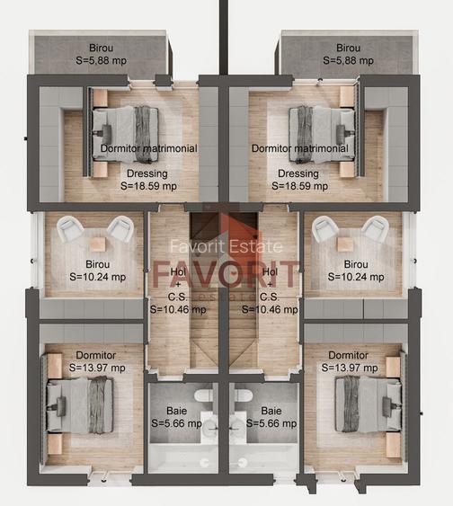 Duplex cu 4 camere | Pozitie excelenta | Asfalt | Statie de autobuz - 2