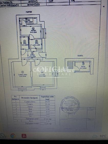 Spatiu De Birouri | 68 Mp | 2 Camere | Parcare | Zona Piata Cipariu - 6